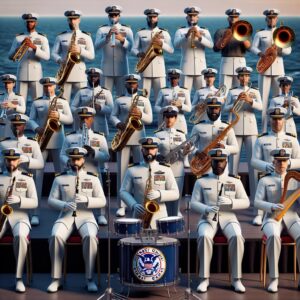 Coast Guard Band performing