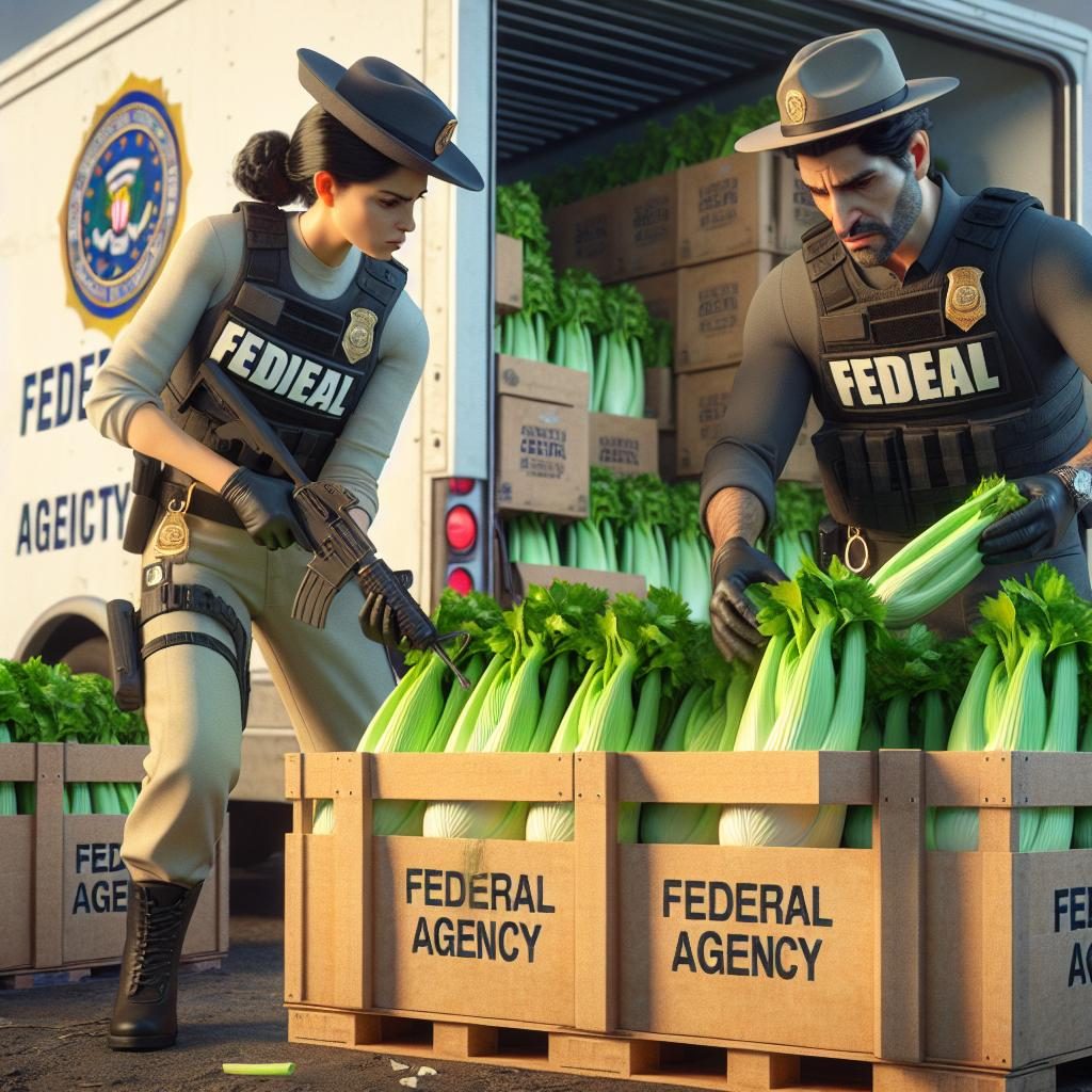 Federal agents seize celery.