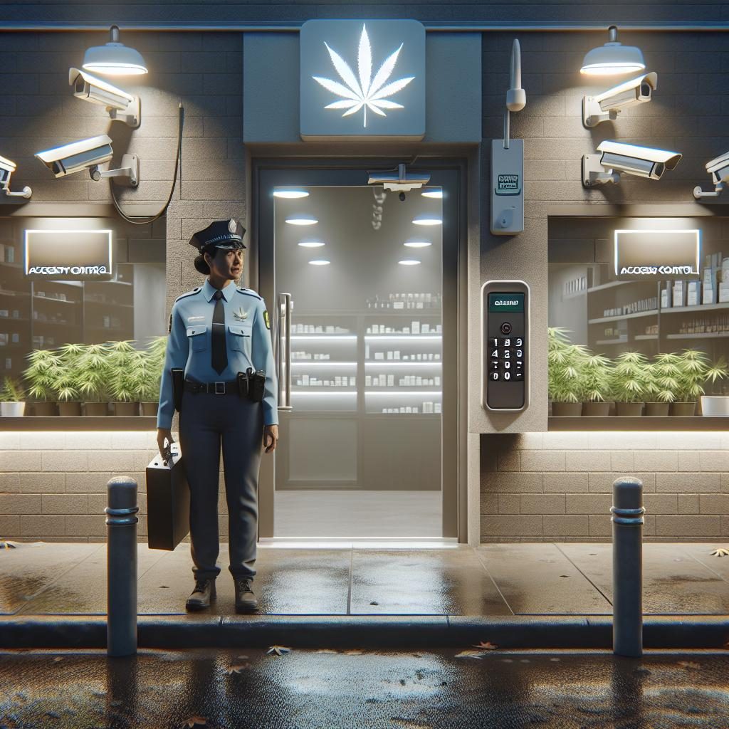 Cannabis dispensary security