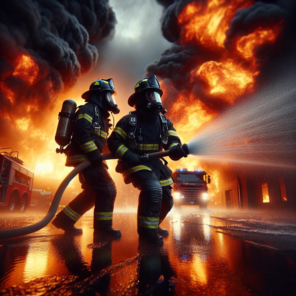 Firefighters in Action