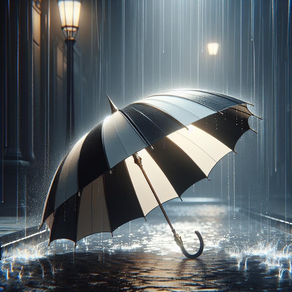 Umbrella in Rain