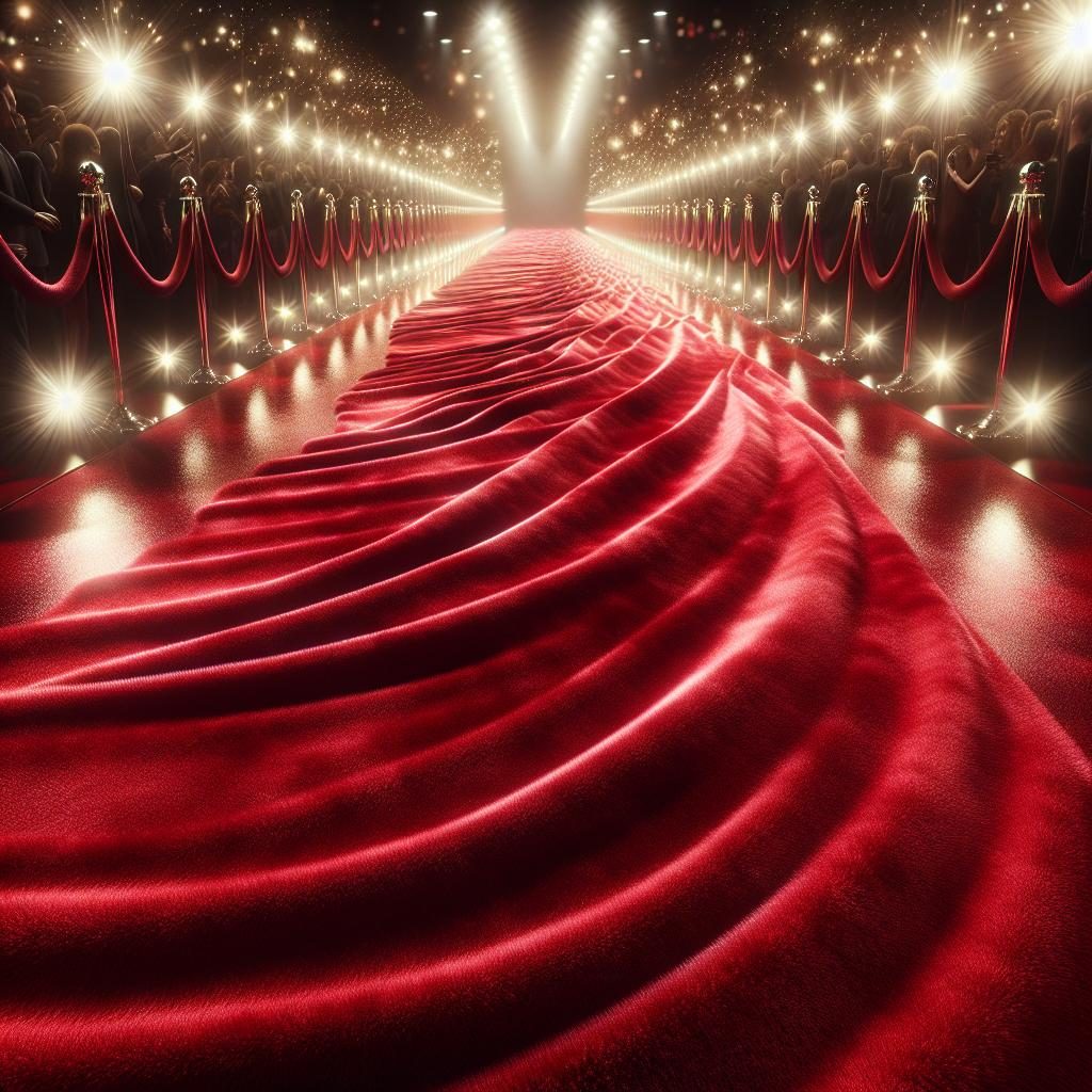 Vibrant Red Carpet