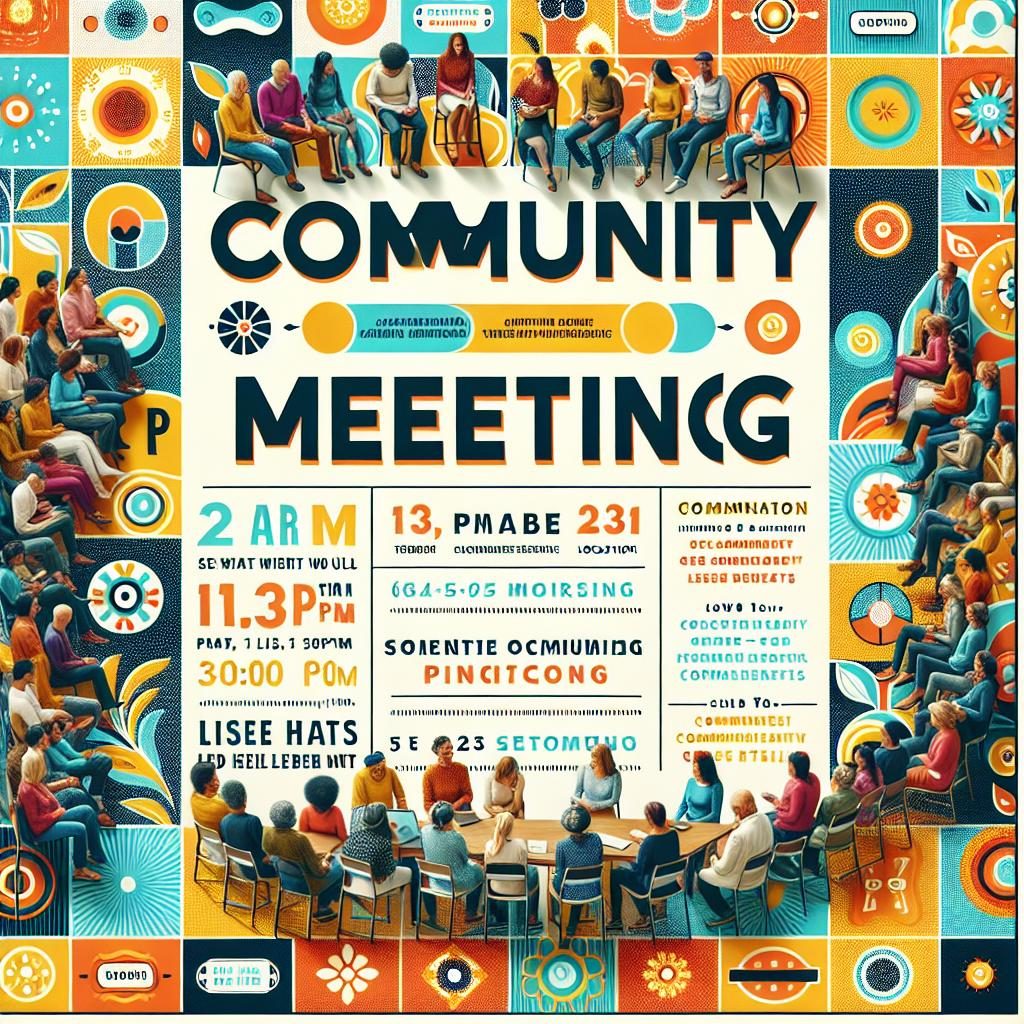 Community Meeting Announcement