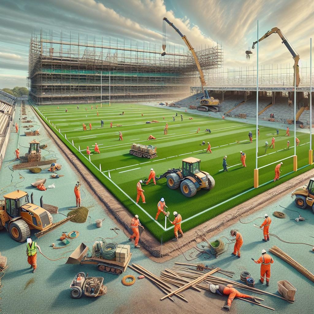 Rugby Field Construction