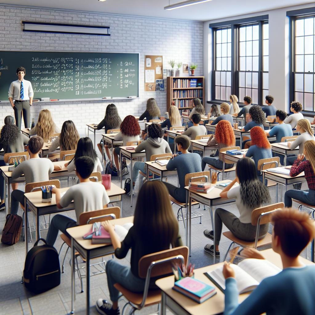 Students in classroom