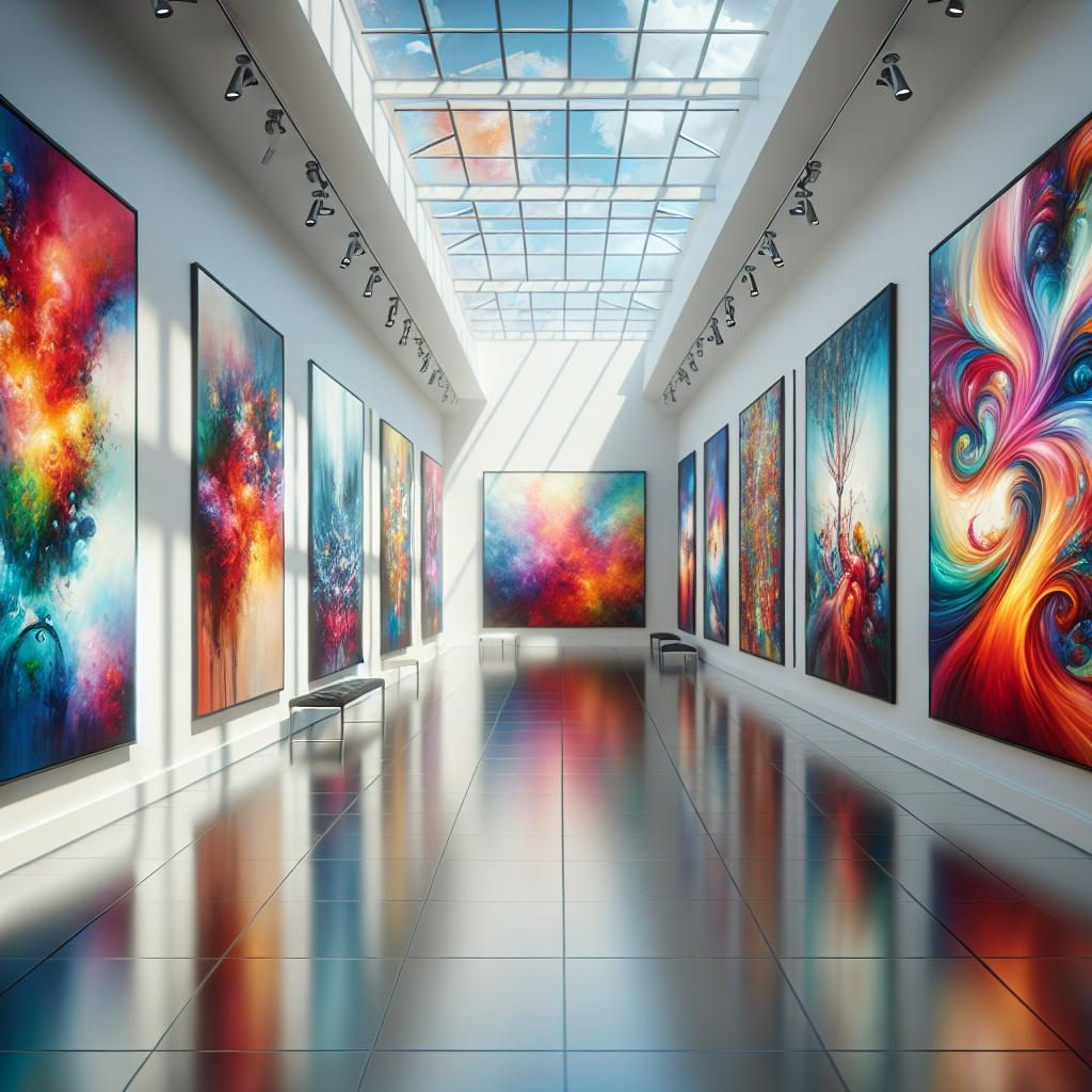 Colorful Art Exhibit