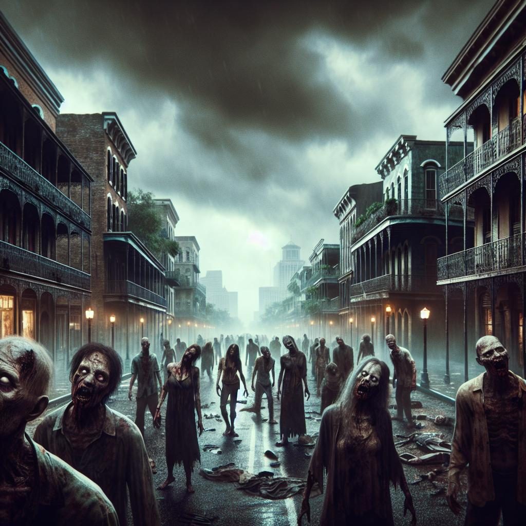 Zombies in Memphis Streets