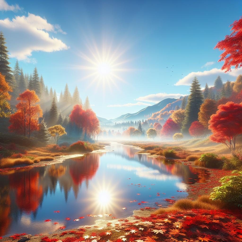 Sunny autumn day