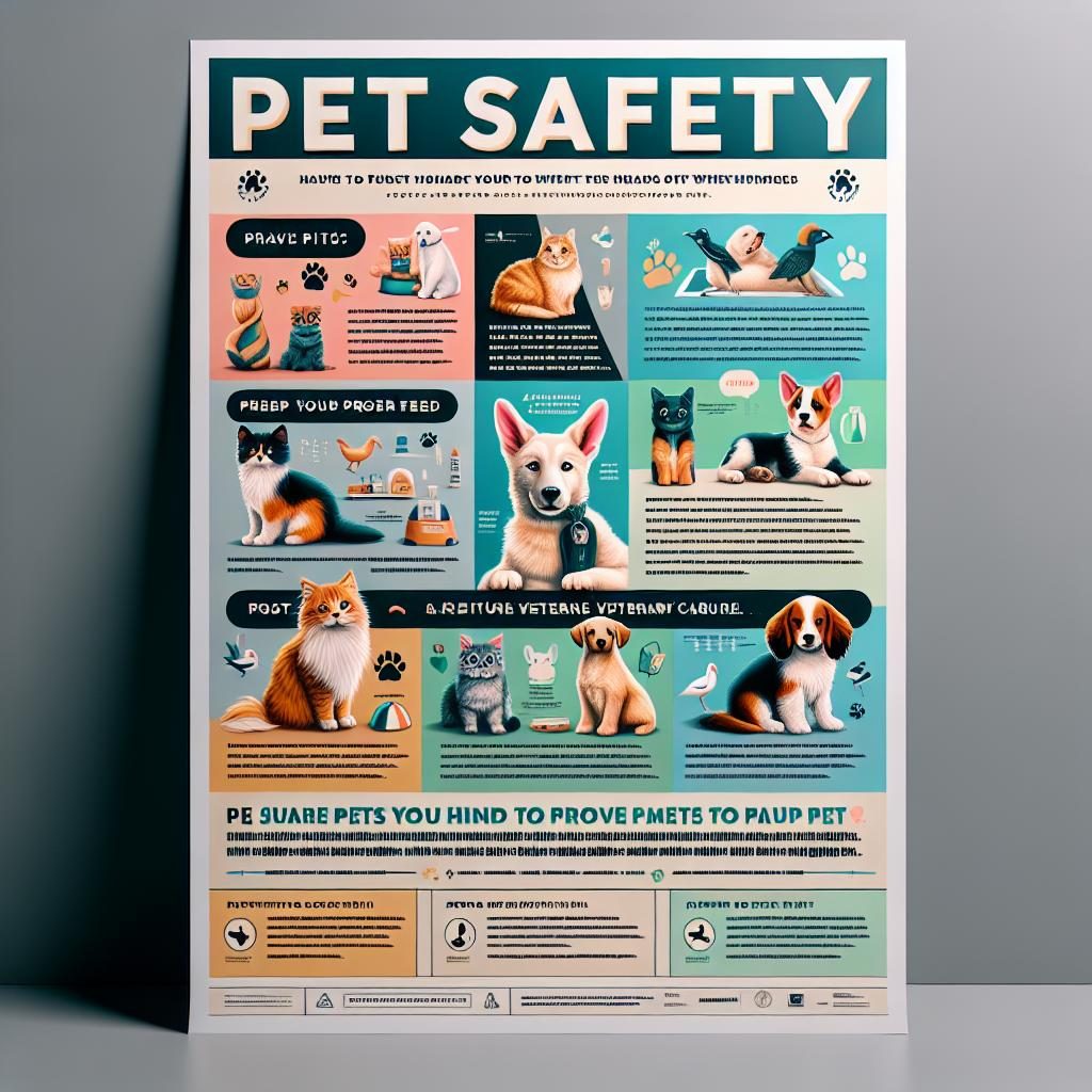 Pet safety awareness poster