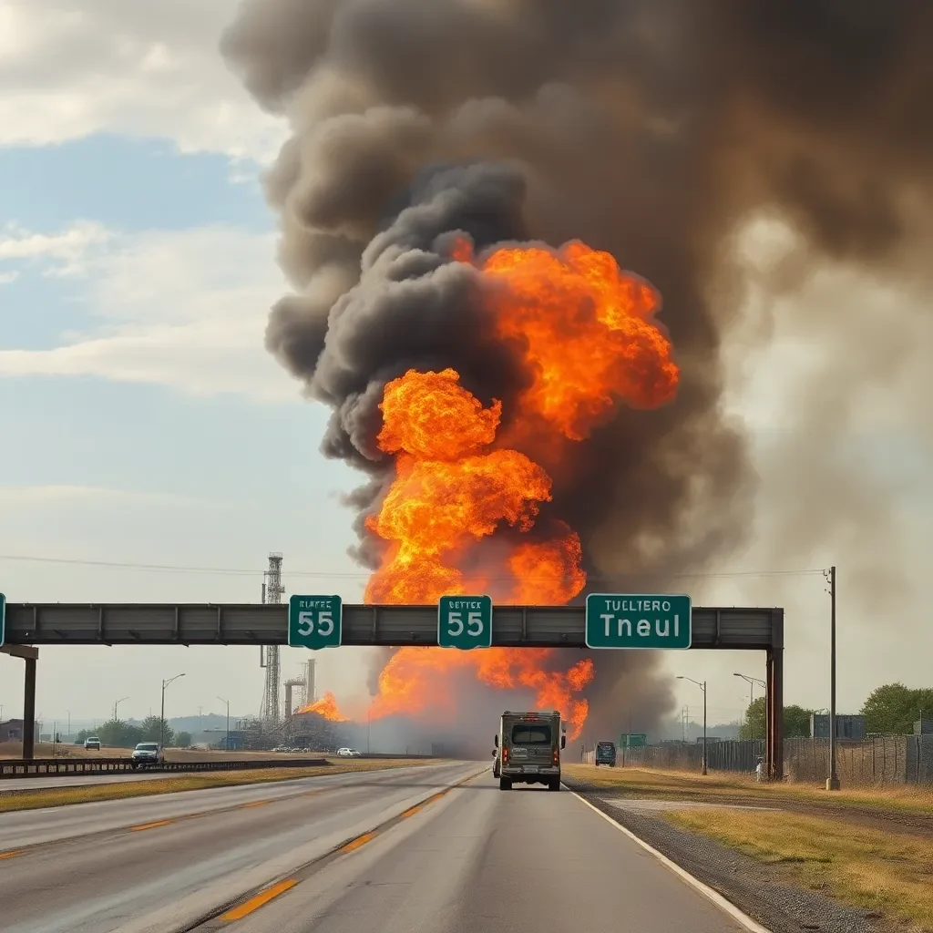 Fire Near Valero Refinery Forces Closure of Interstate 55 in Memphis