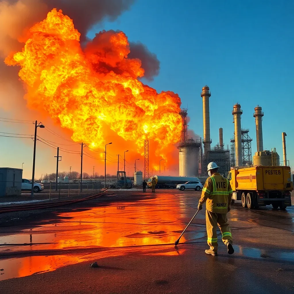 Cleanup Continues After Explosive Fire at Valero Refinery in Memphis