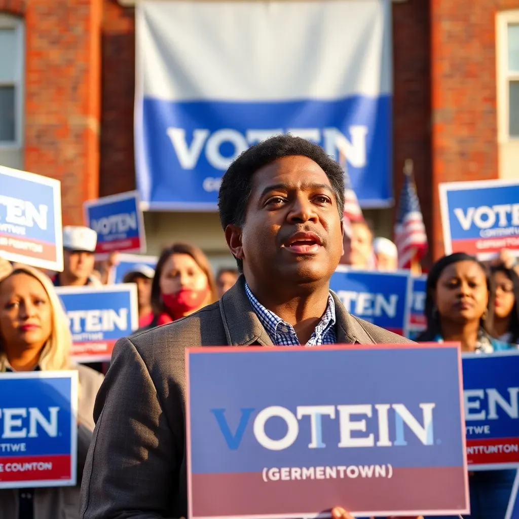 Germantown Candidates Rally Voters Ahead of Crucial Election Day