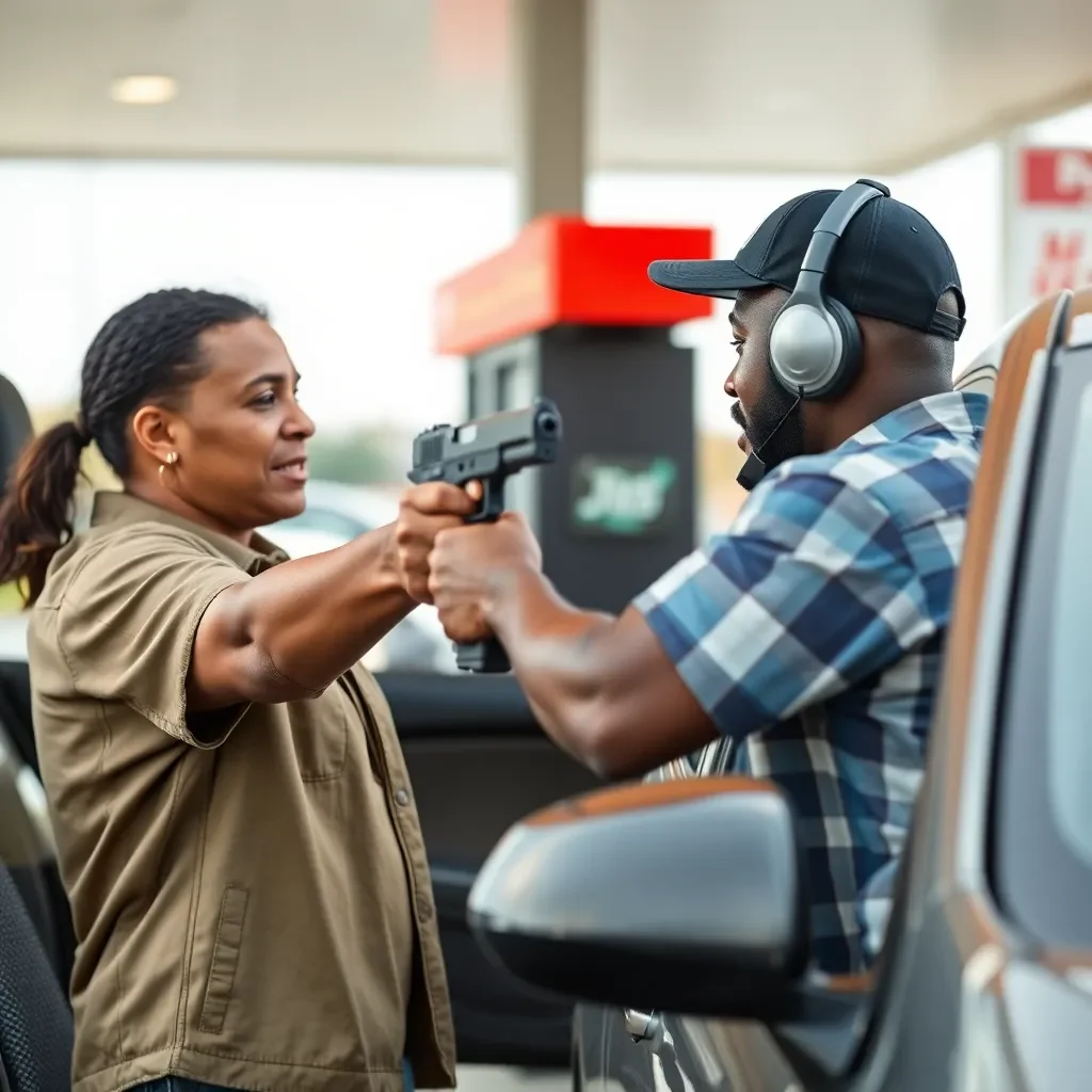 Memphis Couple Faces Gun Threat in Unbelievable Road Rage Incident at Gas Station