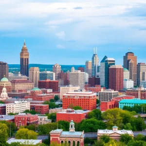 Skyline of Nashville, Tennessee representing economic growth