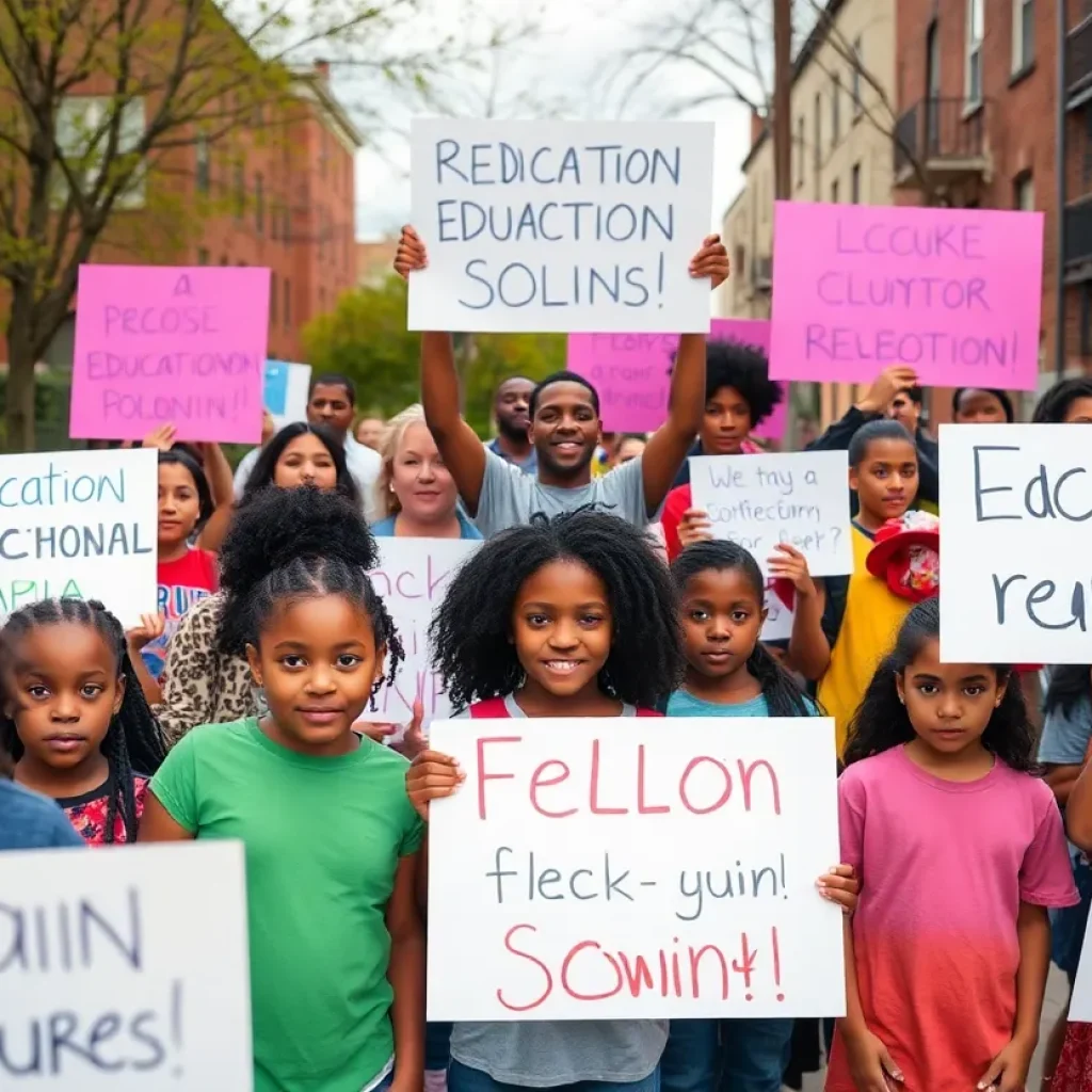 Memphis community members rallying for school leadership support