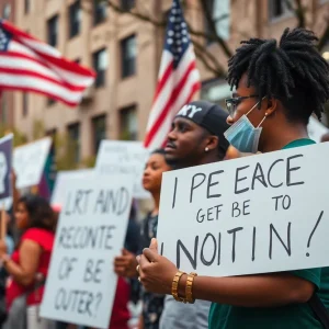 A symbolic representation of peace and civil rights.