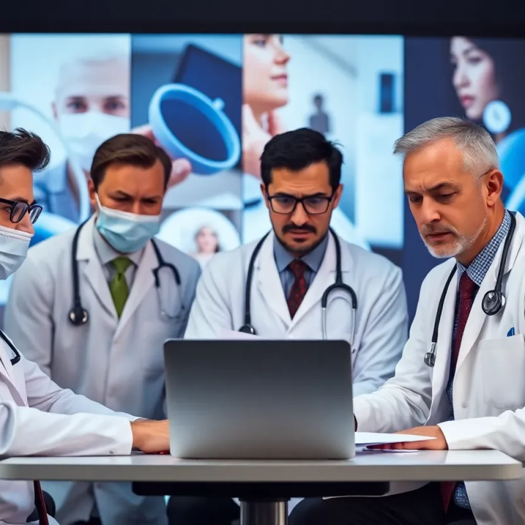 Physicians discussing certification issues online