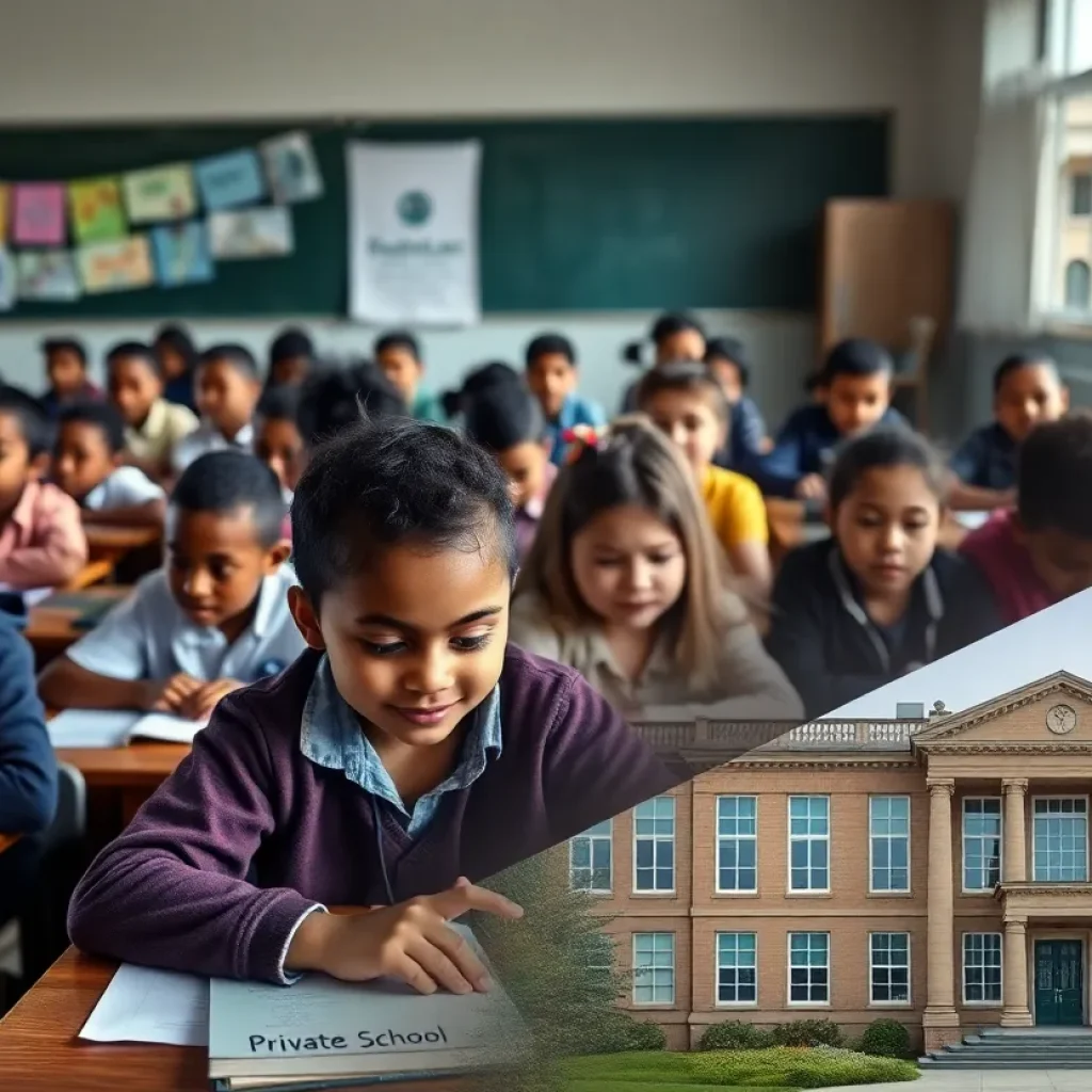 Students in a classroom representing diverse educational backgrounds.