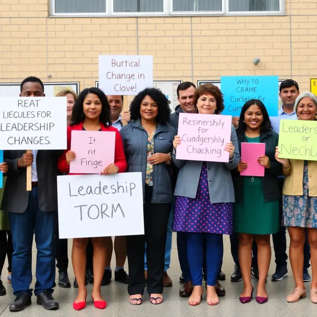 Group of teachers rallying for leadership changes in Memphis schools